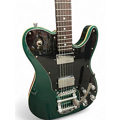 Used Schecter Guitar Research PT Fastback Emerald Green Solid Body Electric Guitar