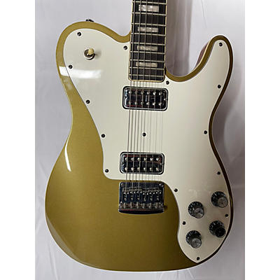 Schecter Guitar Research Used Schecter Guitar Research PT Fastback Gold Solid Body Electric Guitar