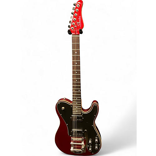 Schecter Guitar Research Used Schecter Guitar Research PT Fastback IIB Metallic Red Solid Body Electric Guitar Metallic Red