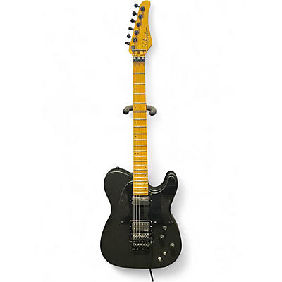 Used Schecter Guitar Research PT Fr S Sweetwater Exclusive Satin Black Solid Body Electric Guitar