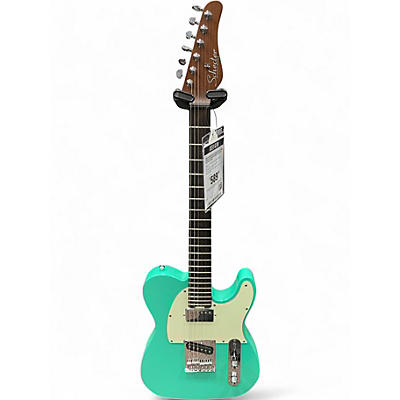 Used Schecter Guitar Research PT Nick Johnston Seafoam Green Solid Body Electric Guitar
