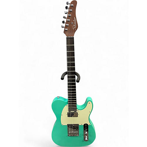 Used Schecter Guitar Research PT Nick Johnston Signature Atomic Green Solid Body Electric Guitar Atomic Green
