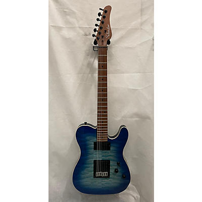 Schecter Guitar Research Used Schecter Guitar Research PT PRO Blue Burst Solid Body Electric Guitar