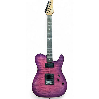 Schecter Guitar Research Used Schecter Guitar Research PT Pro Trans Purple Solid Body Electric Guitar