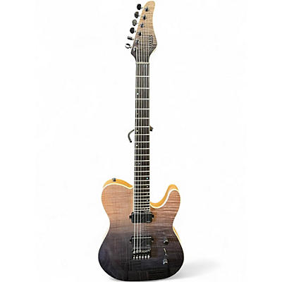 Used Schecter Guitar Research PT SLS ELITE BLACK FADE Solid Body Electric Guitar