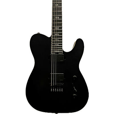 Schecter Guitar Research Used Schecter Guitar Research PT SLS Flat Black Solid Body Electric Guitar