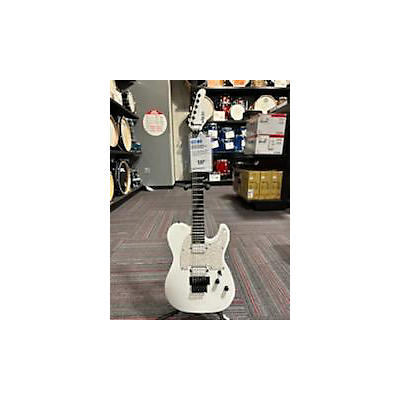 Schecter Guitar Research Used Schecter Guitar Research PTFR White Solid Body Electric Guitar