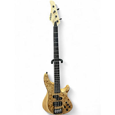 Used Schecter Guitar Research REAPER 4 Natural Electric Bass Guitar