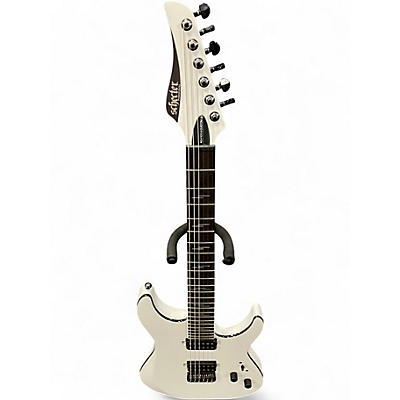 Used Schecter Guitar Research REAPER 6 CUSTOM WHITE Solid Body Electric Guitar