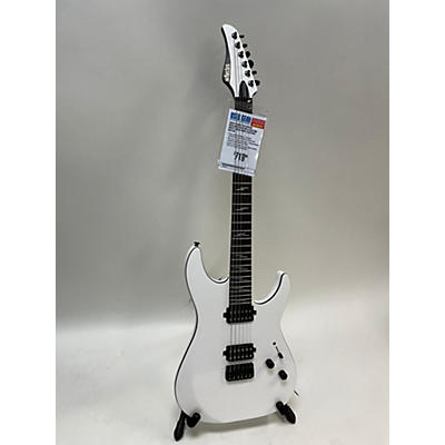 Schecter Guitar Research Used Schecter Guitar Research REAPER 6 CUSTOM White Solid Body Electric Guitar