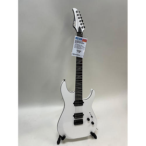 Schecter Guitar Research Used Schecter Guitar Research REAPER 6 CUSTOM White Solid Body Electric Guitar White