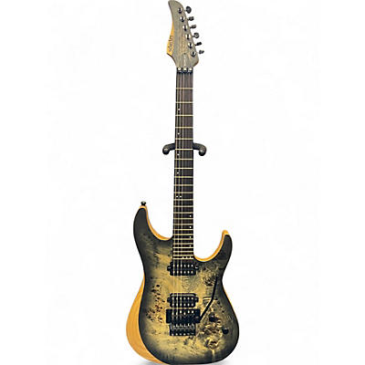 Used Schecter Guitar Research REAPER 6 FR CHARCOAL BURST Solid Body Electric Guitar