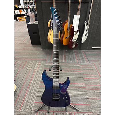 Schecter Guitar Research Used Schecter Guitar Research REAPER 6 FR S ELITE Blue Solid Body Electric Guitar