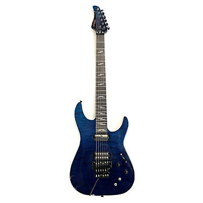 Schecter Guitar Research Used Schecter Guitar Research REAPER 6 FR S ELITE Trans Blue Solid Body Electric Guitar