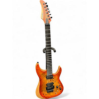 Used Schecter Guitar Research REAPER 6 FRS SATIN INFERNO BURST Solid Body Electric Guitar
