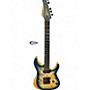 Used Schecter Guitar Research REAPER 6 TRANS BLUE BURST Solid Body Electric Guitar TRANS BLUE BURST