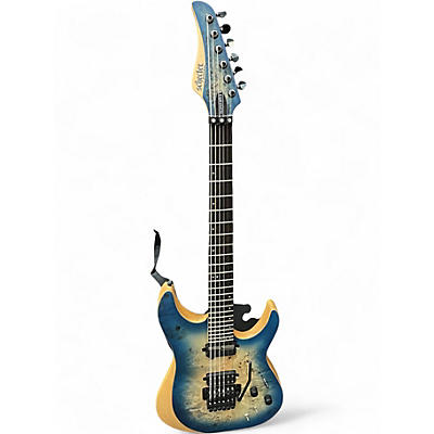 Used Schecter Guitar Research REAPER 6FRS Sky Burst Solid Body Electric Guitar