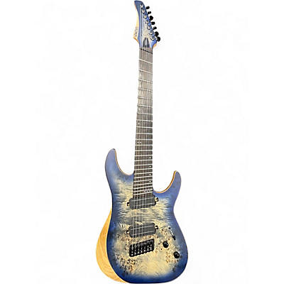 Used Schecter Guitar Research REAPER-7 2 TONE BURST Solid Body Electric Guitar