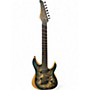 Used Schecter Guitar Research REAPER 7 MULTI SCALE Blue Burst Solid Body Electric Guitar Blue Burst