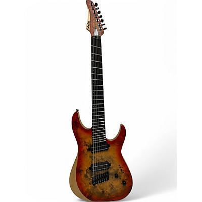 Used Schecter Guitar Research REAPER 7 SATIN INFERNO BURST Solid Body Electric Guitar