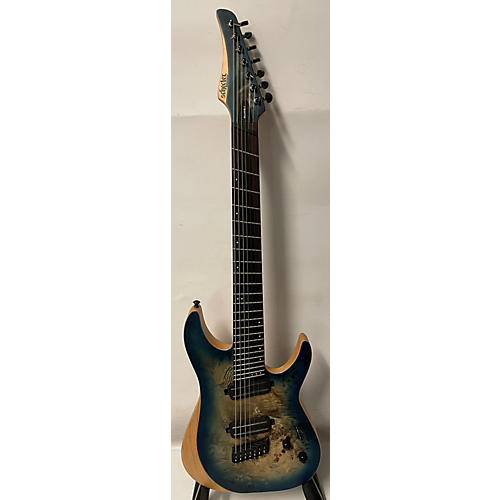 Schecter Guitar Research Used Schecter Guitar Research REAPER 7 Sky Burst Solid Body Electric Guitar sky burst