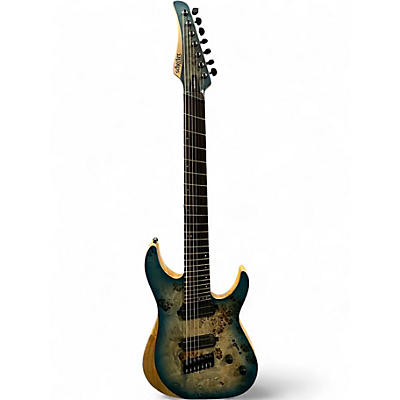 Used Schecter Guitar Research REAPER-7 Sonic Blue Solid Body Electric Guitar