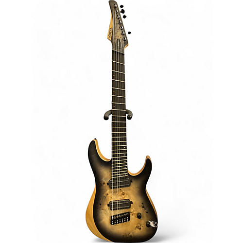 Used Schecter Guitar Research REAPER-7 charcoal burst Solid Body Electric Guitar charcoal burst