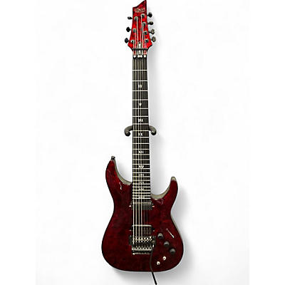 Used Schecter Guitar Research RESEARCH C7 APOCALYPSE RED Solid Body Electric Guitar