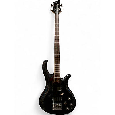 Used Schecter Guitar Research RIOT 4DLX Black Electric Bass Guitar