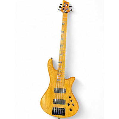 Used Schecter Guitar Research RIOT SESSION 5 Natural Electric Bass Guitar