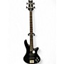 Used Schecter Guitar Research Raiden Deluxe 4 String Black Electric Bass Guitar Black