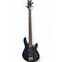 Used Schecter Guitar Research Raiden Deluxe 4 String Metallic Blue Electric Bass Guitar Metallic Blue