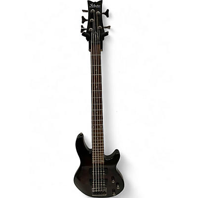 Used Schecter Guitar Research Raiden Special 5 String BLACK CHERRY Electric Bass Guitar