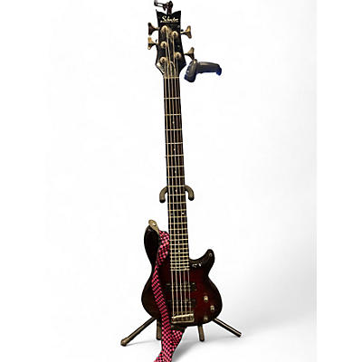 Schecter Guitar Research Used Schecter Guitar Research Raiden Special 5 String Maroon Electric Bass Guitar