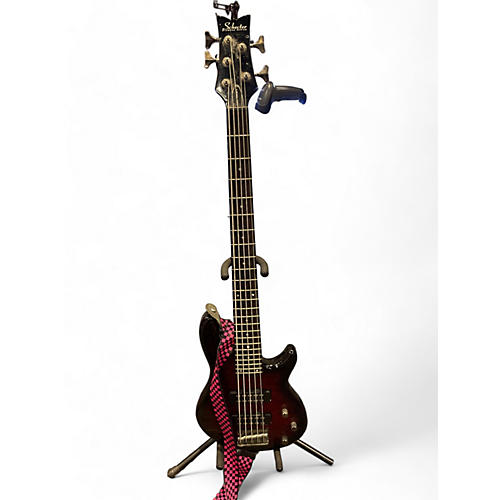 Schecter Guitar Research Used Schecter Guitar Research Raiden Special 5 String Maroon Electric Bass Guitar Maroon