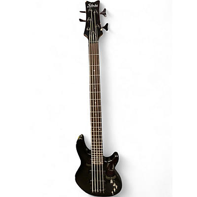 Used Schecter Guitar Research Raiden Special 5 String Trans Black Electric Bass Guitar