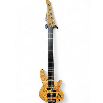 Used Schecter Guitar Research Reaper 5 Natural Satin Electric Bass Guitar