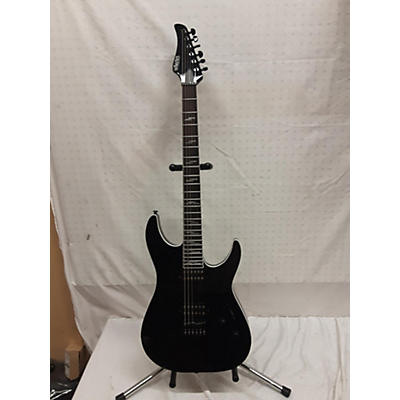 Schecter Guitar Research Used Schecter Guitar Research Reaper 6 Customer Black Solid Body Electric Guitar