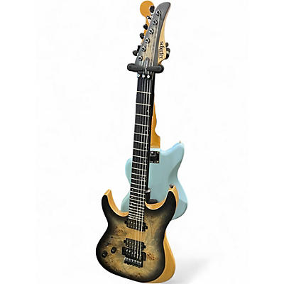 Used Schecter Guitar Research Reaper 6 FR Charcoal Burst Electric Guitar