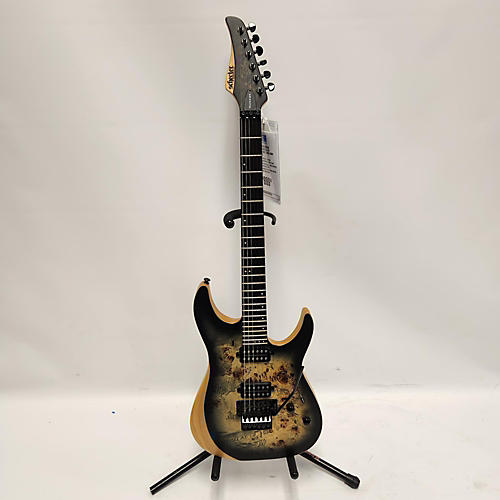 Schecter Guitar Research Used Schecter Guitar Research Reaper-6 FR Charcoal Burst Solid Body Electric Guitar Charcoal Burst