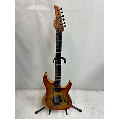 Schecter Guitar Research Used Schecter Guitar Research Reaper 6 FR Inferno Burst Solid Body Electric Guitar