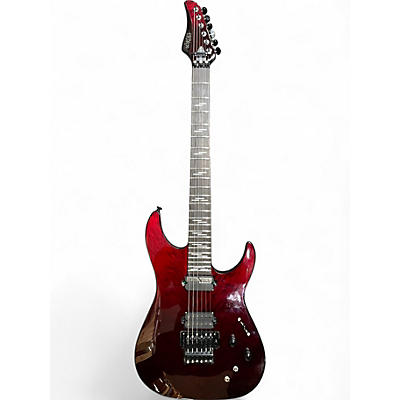 Used Schecter Guitar Research Reaper 6 FR S Elite Blood Burst Solid Body Electric Guitar