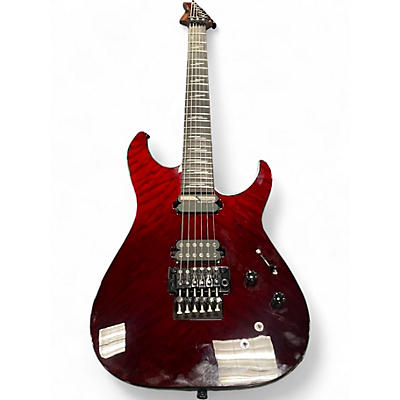 Used Schecter Guitar Research Reaper 6 FR S Elite Crimson Red Trans Solid Body Electric Guitar