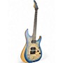 Used Schecter Guitar Research Reaper 6 Ocean Blue Burst Solid Body Electric Guitar Ocean Blue Burst