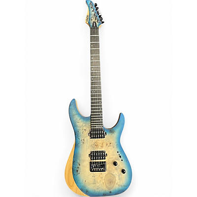 Used Schecter Guitar Research Reaper-6 Sky Burst Solid Body Electric Guitar