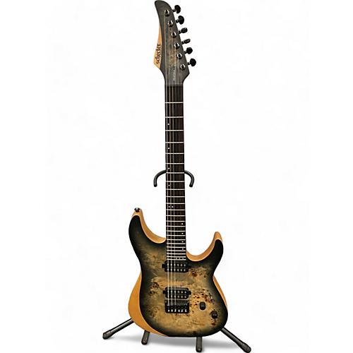 Schecter Guitar Research Used Schecter Guitar Research Reaper 6 charcoal burst Solid Body Electric Guitar charcoal burst