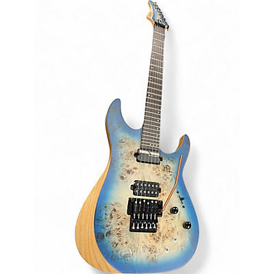 Used Schecter Guitar Research Reaper-6FR S Ocean Blue Burst Solid Body Electric Guitar