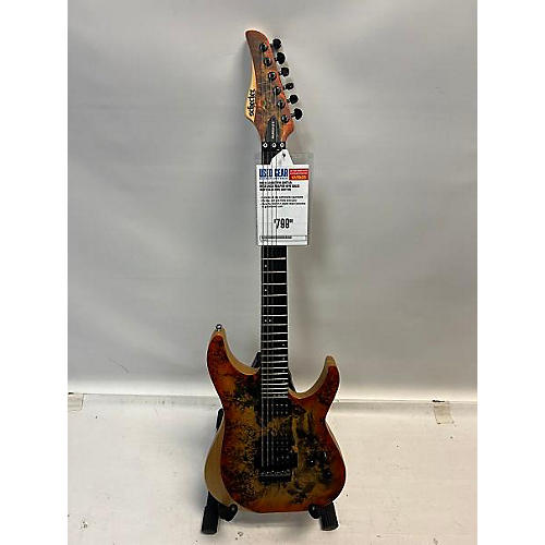 Schecter Guitar Research Used Schecter Guitar Research Reaper-6FR Satin Inferno Burst Solid Body Electric Guitar Satin Inferno Burst