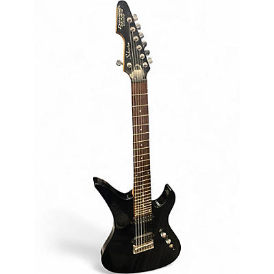 Used Schecter Guitar Research Revenger 7 Black Solid Body Electric Guitar