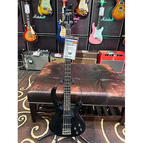 Schecter Guitar Research Used Schecter Guitar Research Riot 4 String Black Electric Bass Guitar Black